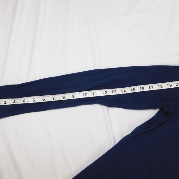 GAP Modern Long Sleeve Scoop Neck Top | Size M | Navy Blue - Picture 4 of 5